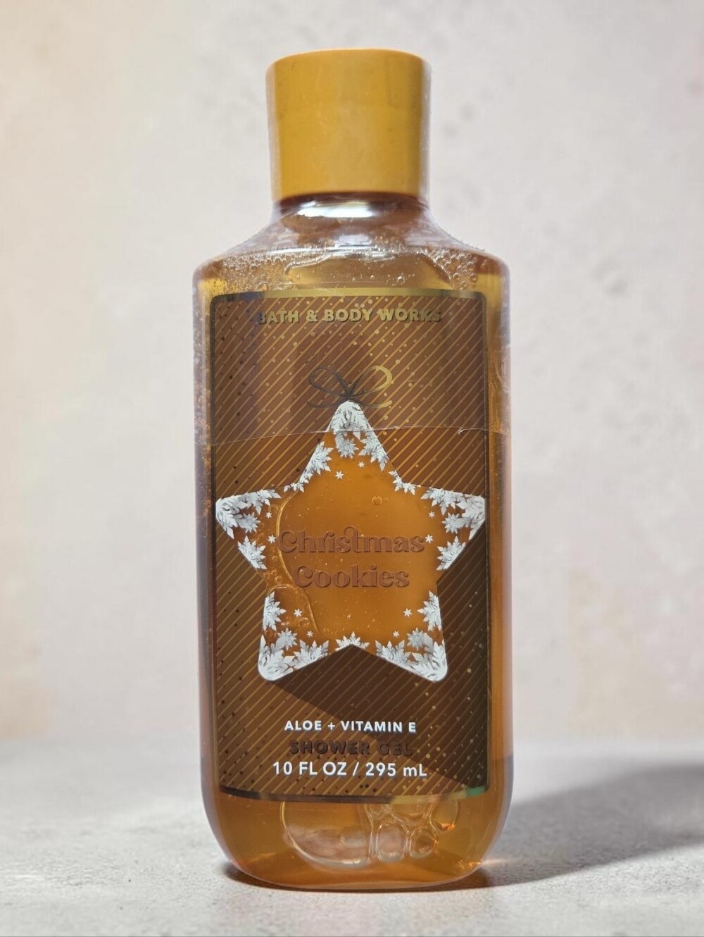 Bath & Body Works Christmas Cookies Shower Gel 10 oz Aloe + Vitamin E New